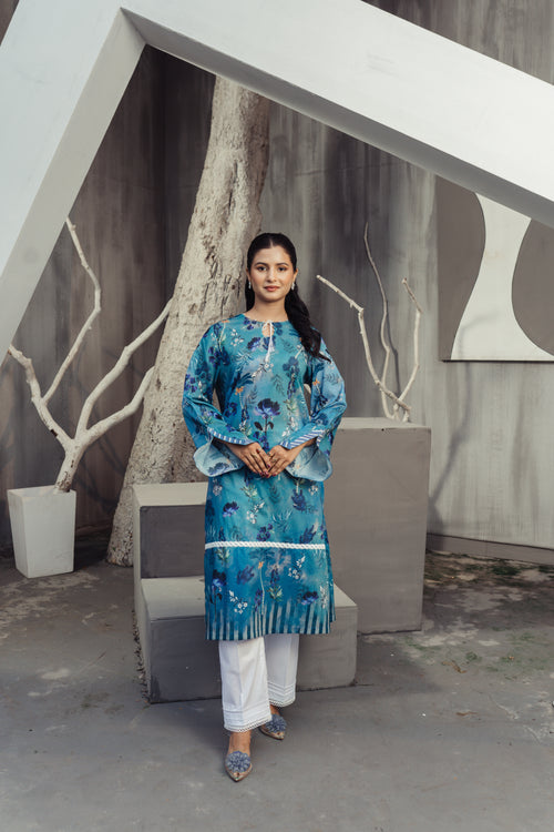 Blue Reverie Printed Shirt Hover