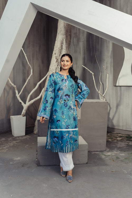 Blue Reverie Printed Shirt