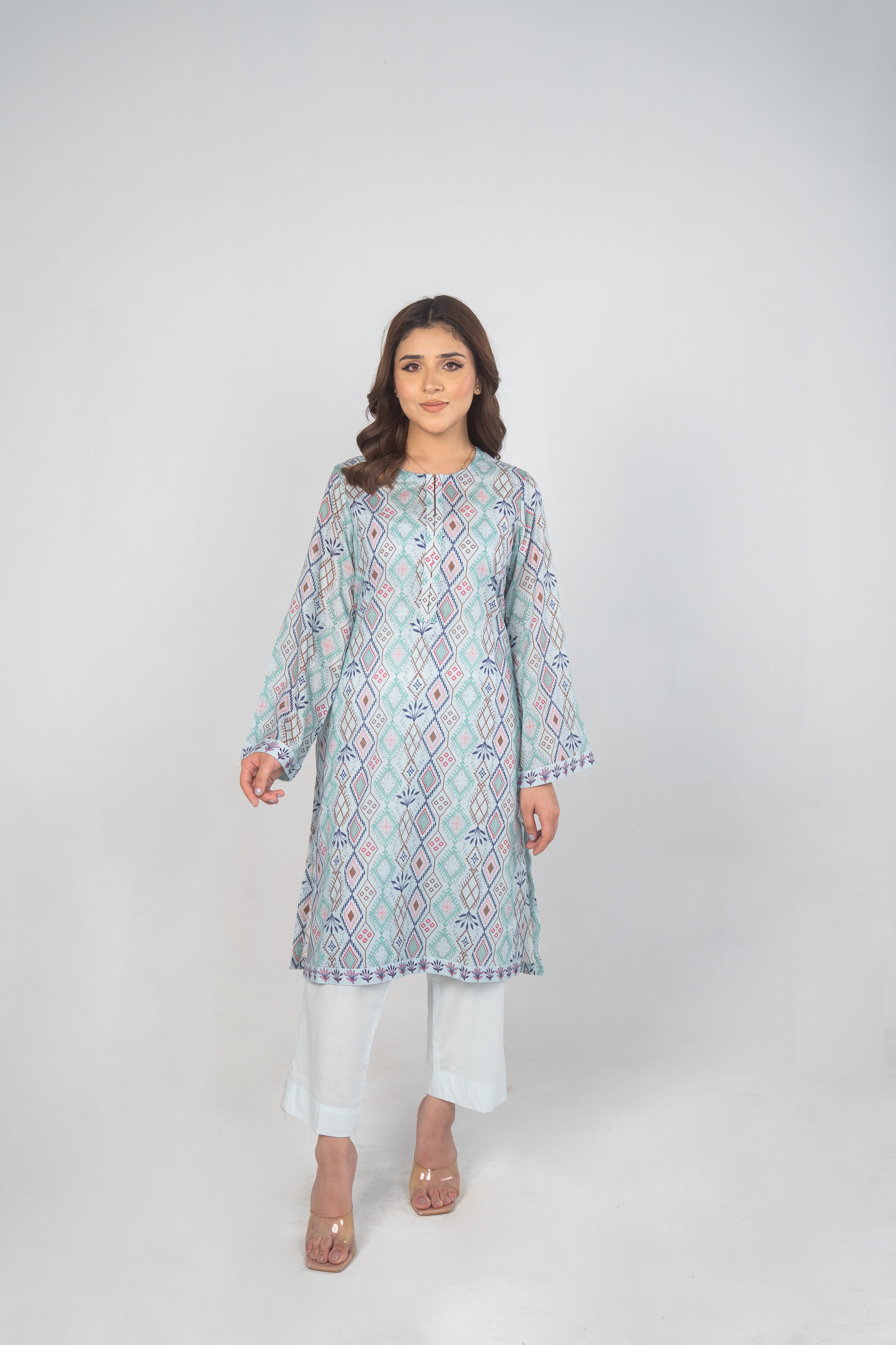 Diamond Drift Printed Shirt