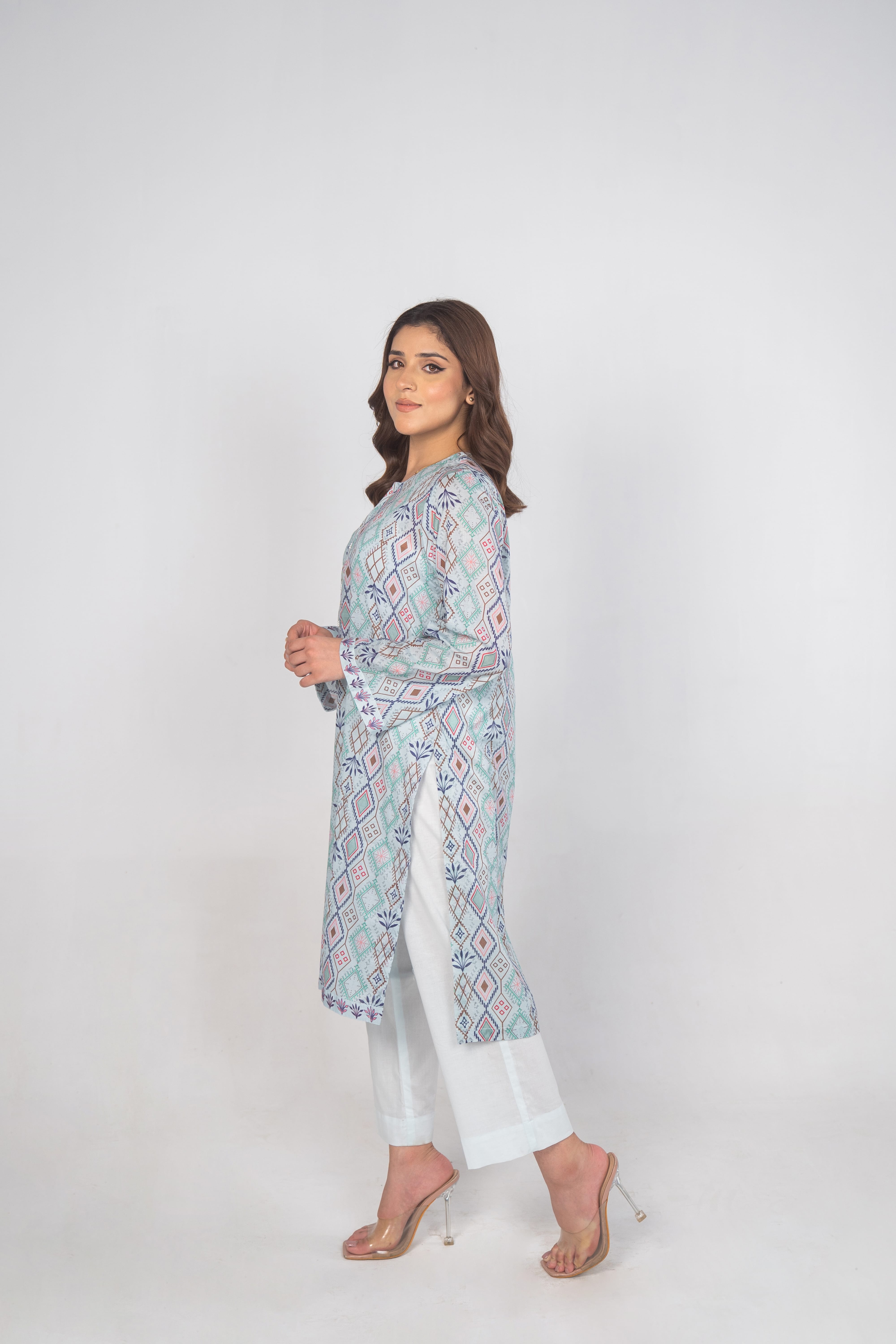 Diamond Drift Printed Shirt