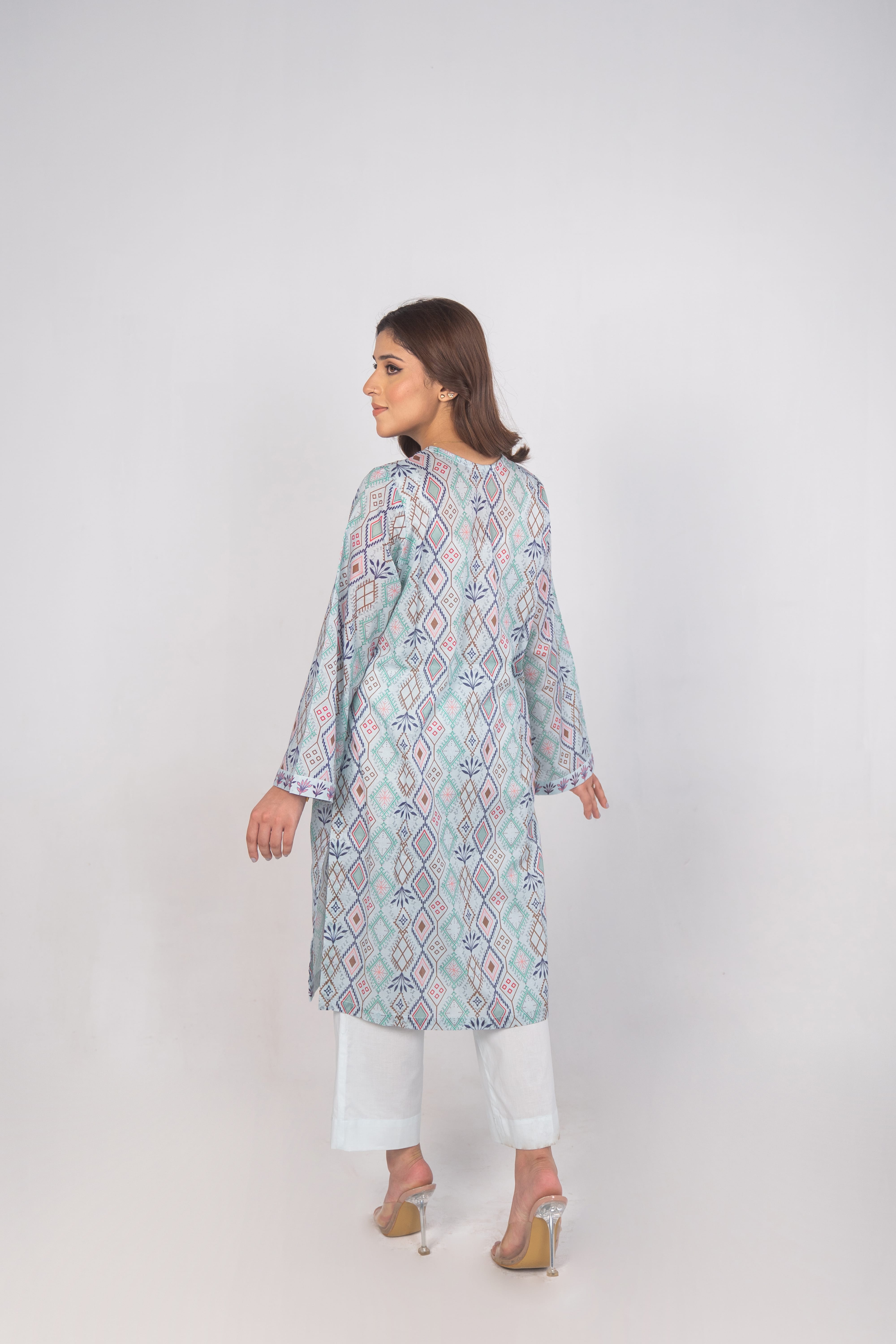 Diamond Drift Printed Shirt