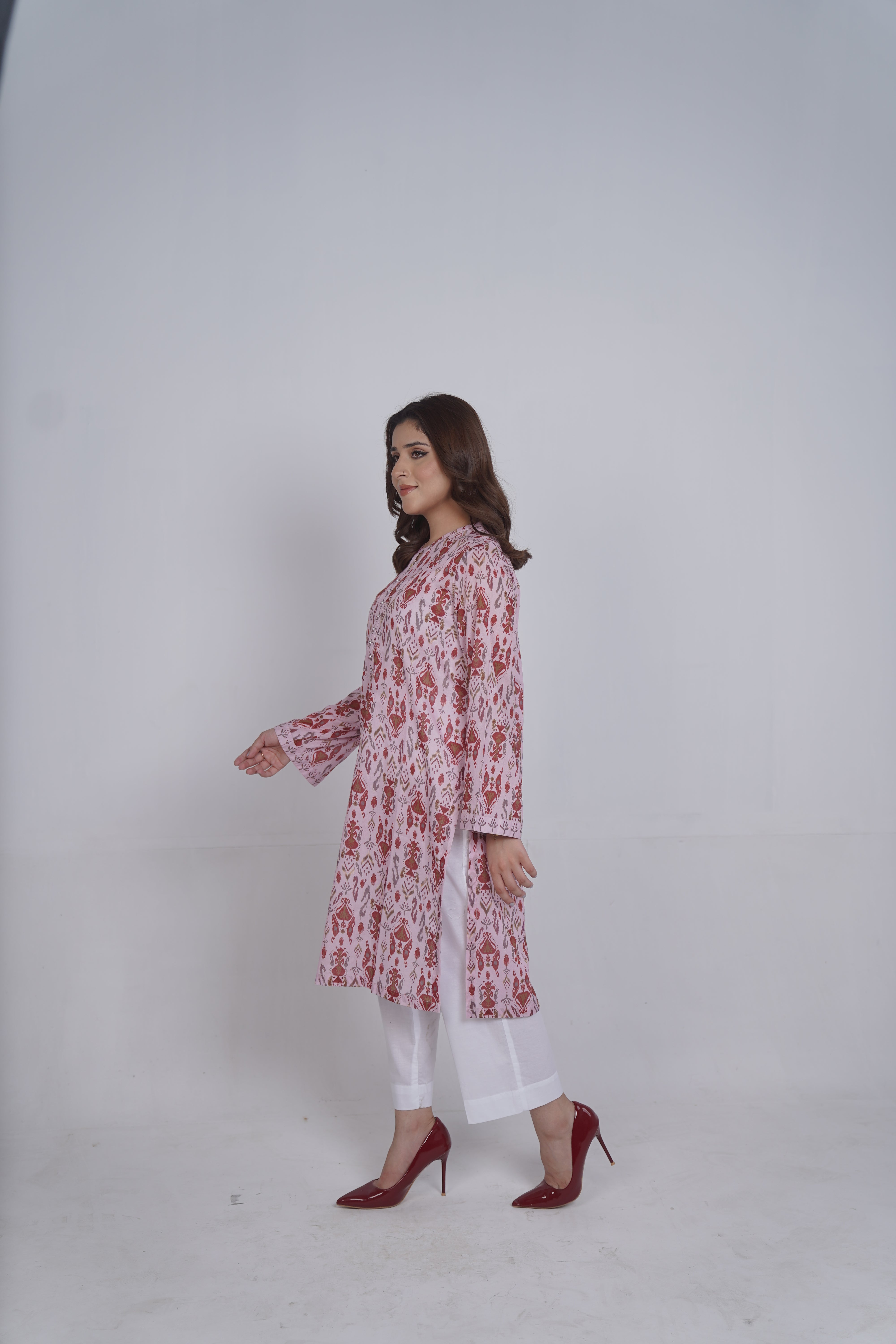 Ethnic Blossom Printed Shirt