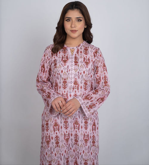 Ethnic Blossom Printed 2Pcs