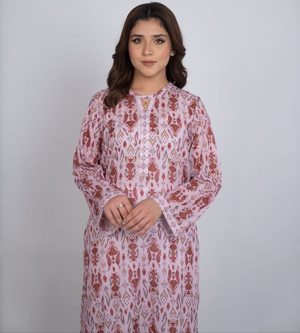 Ethnic Blossom Printed 2Pcs
