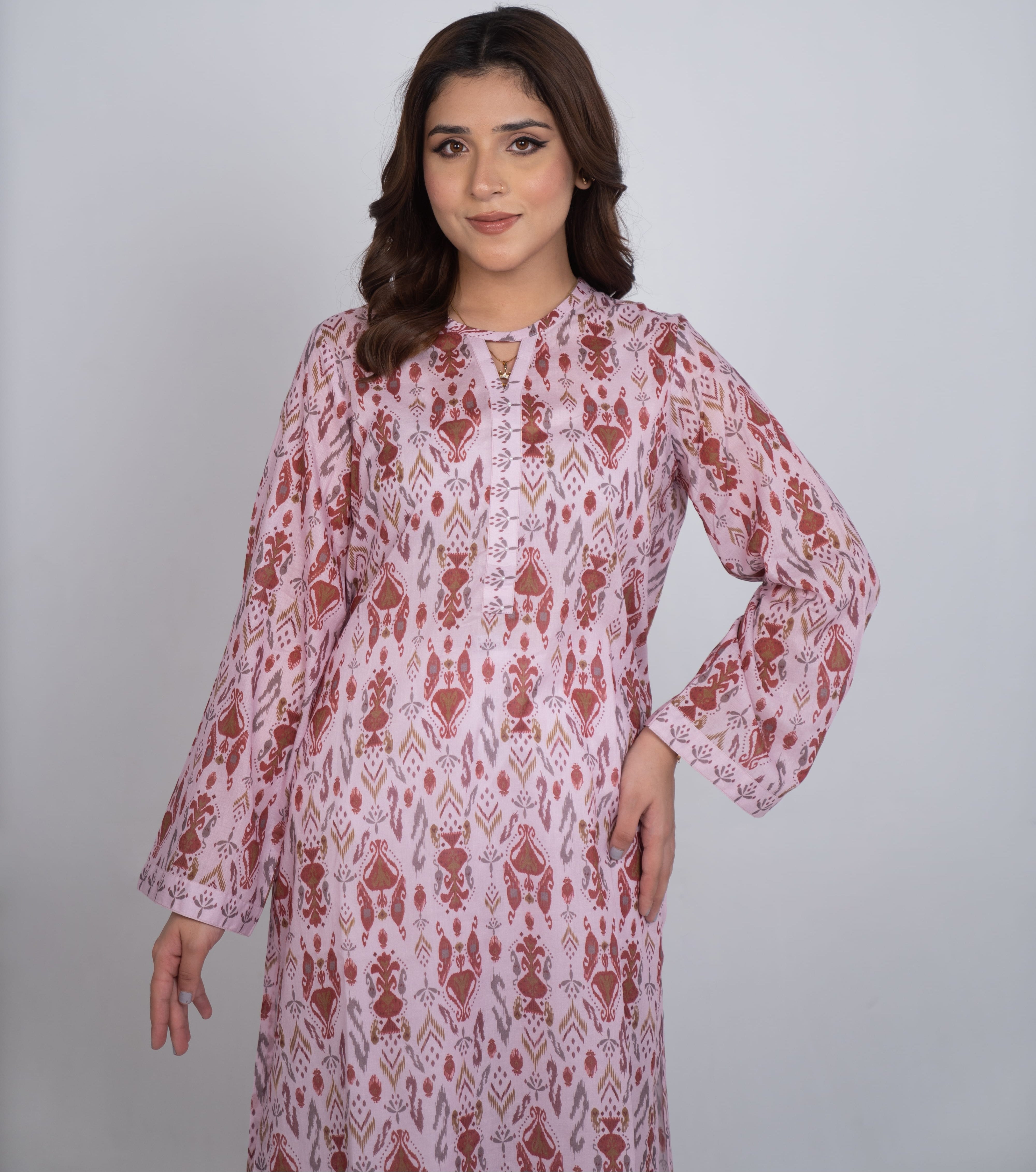 Ethnic Blossom Printed Shirt