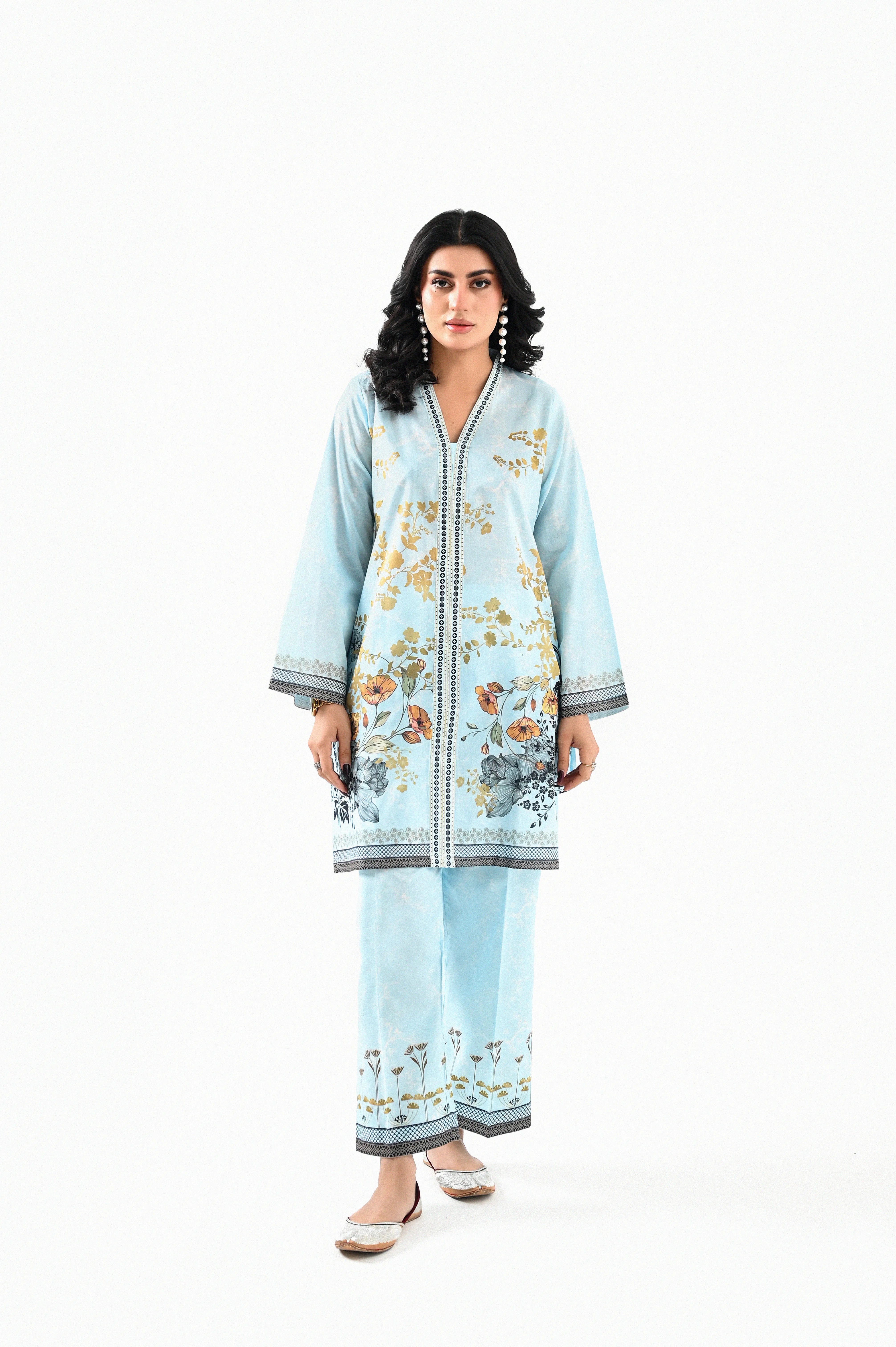 Floral Skies Printed Co-Ord Set