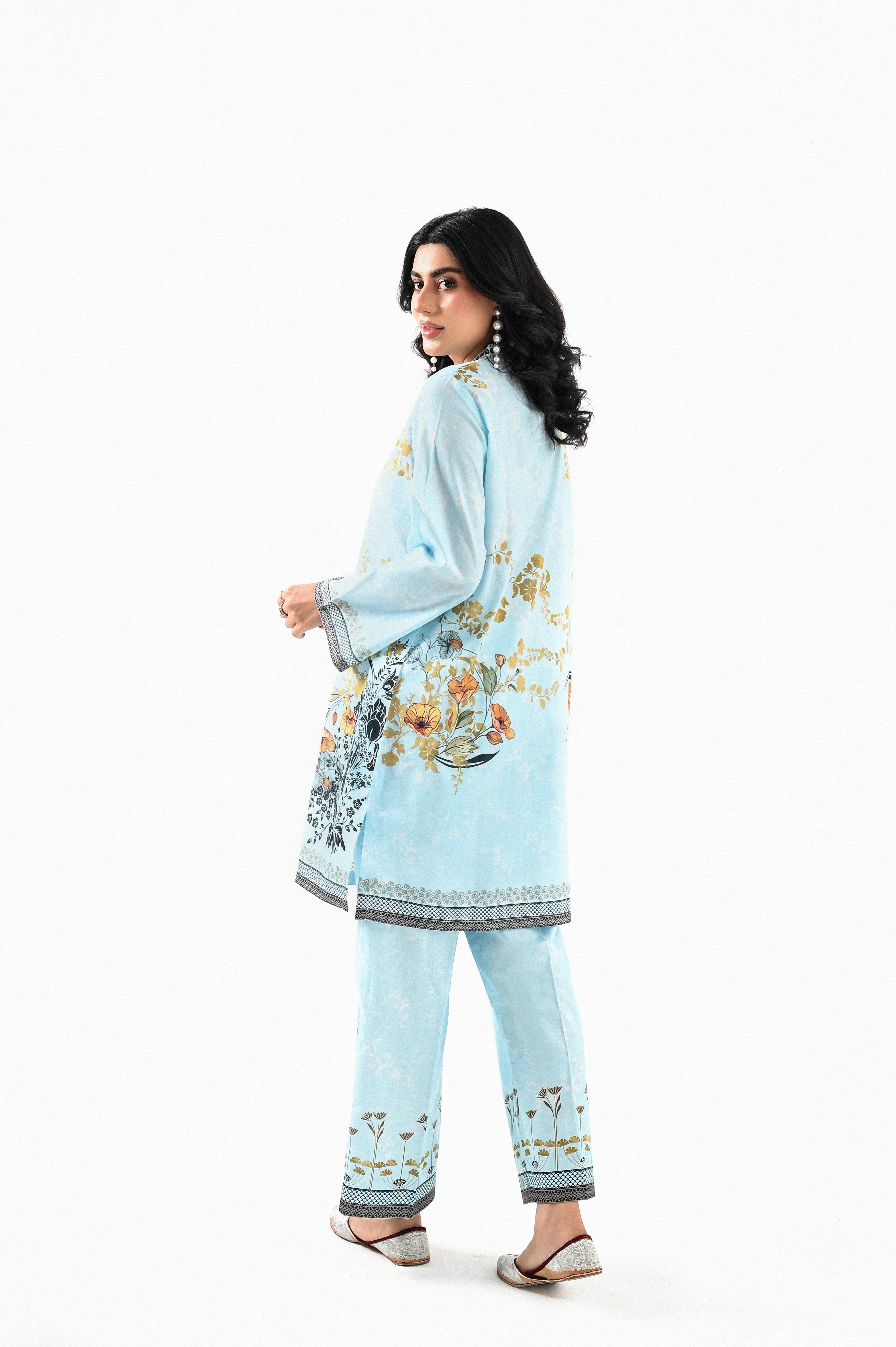 Floral Skies Printed Co-Ord Set