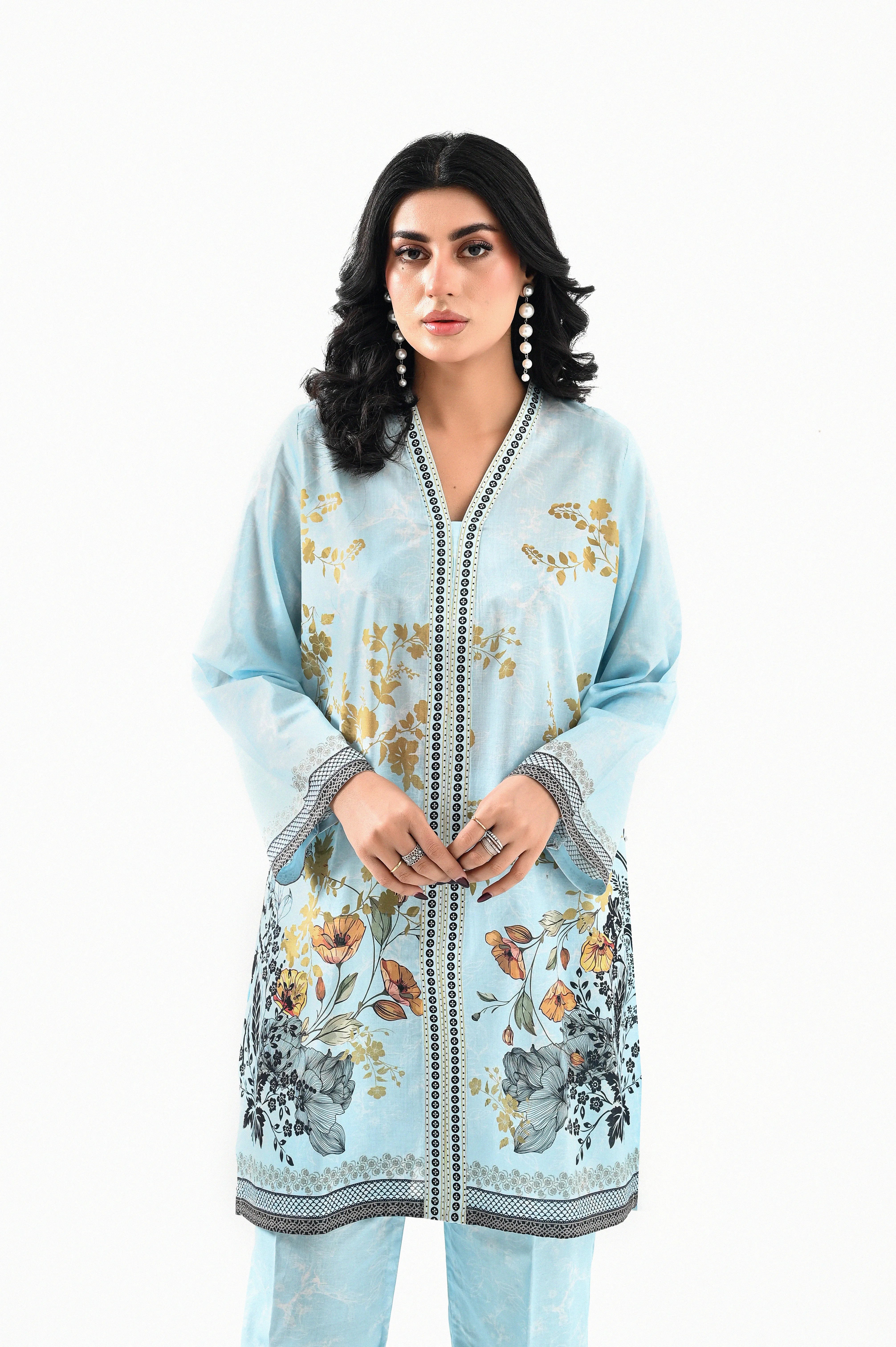 Floral Skies Printed Co-Ord Set