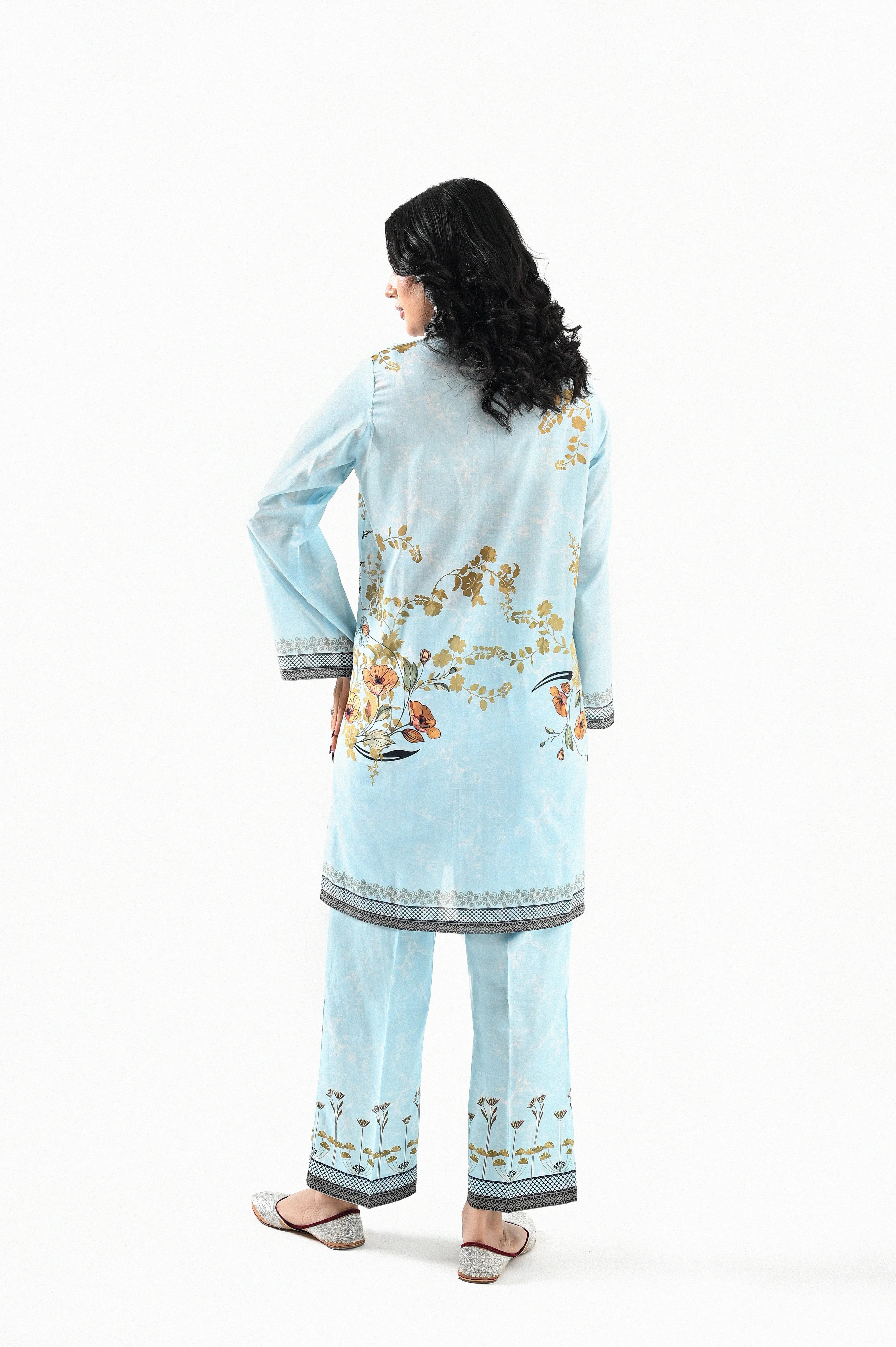 Floral Skies Printed Co-Ord Set