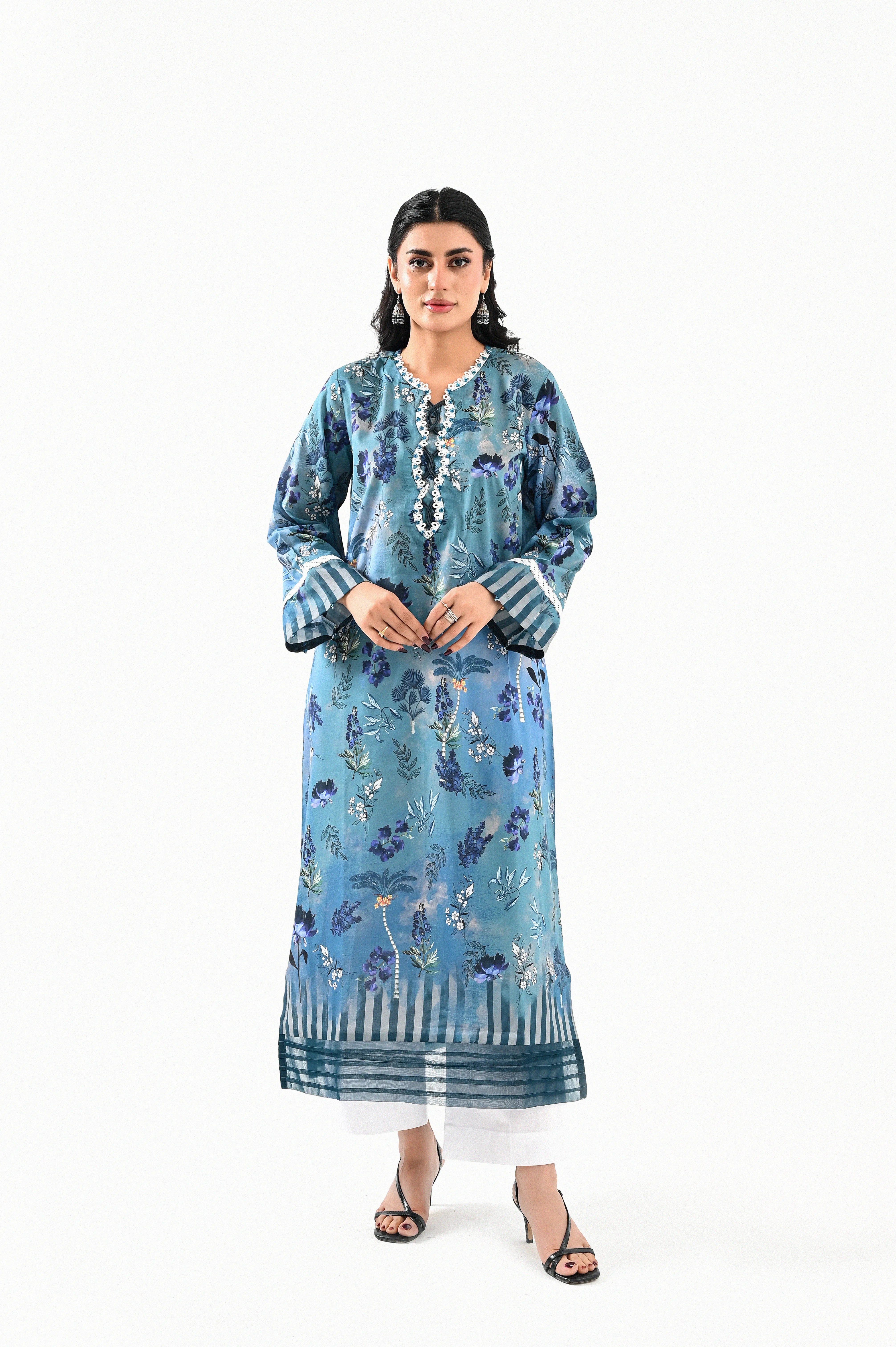 Blue Reverie Printed Shirt