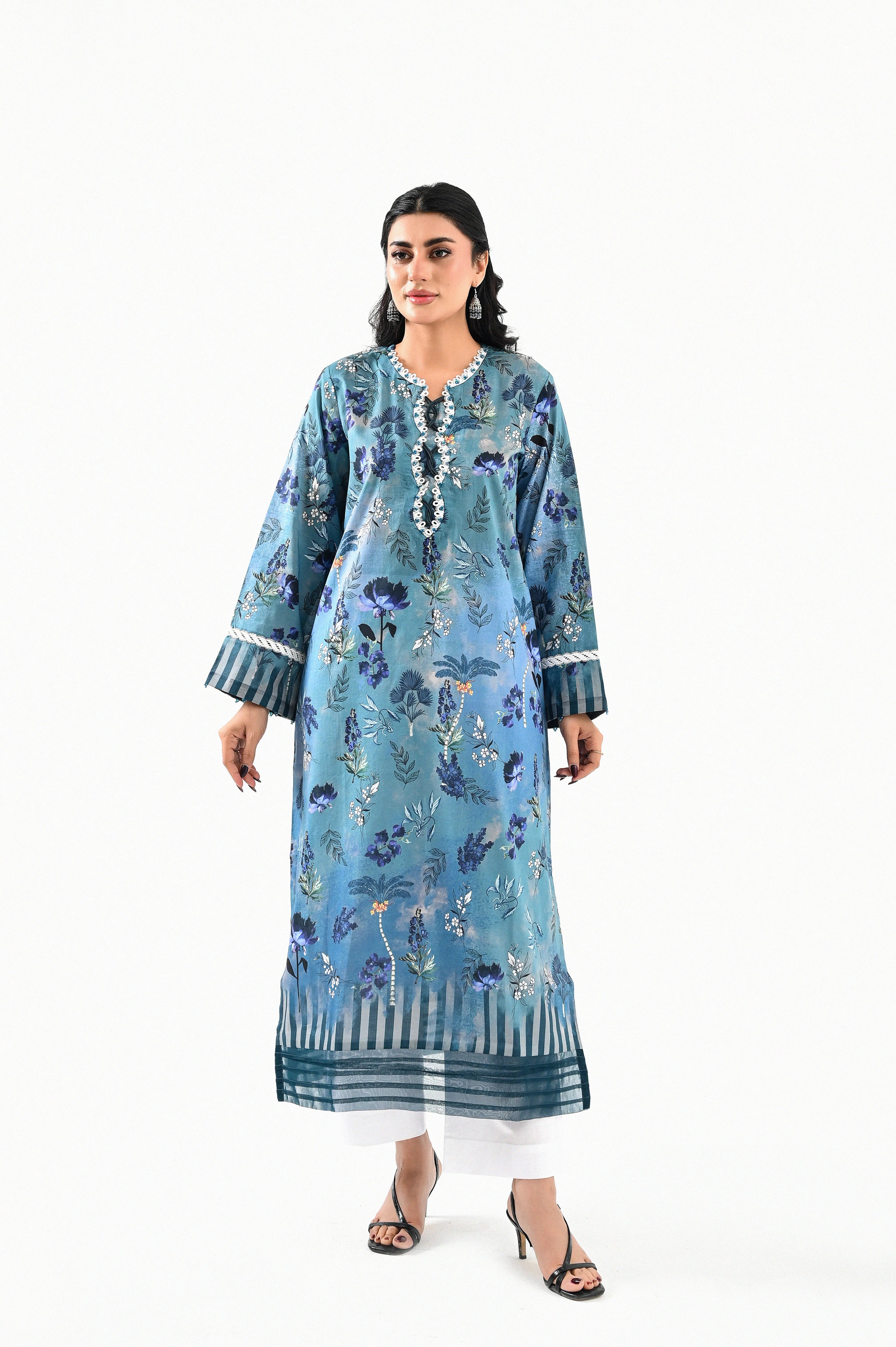 Blue Reverie Printed Shirt