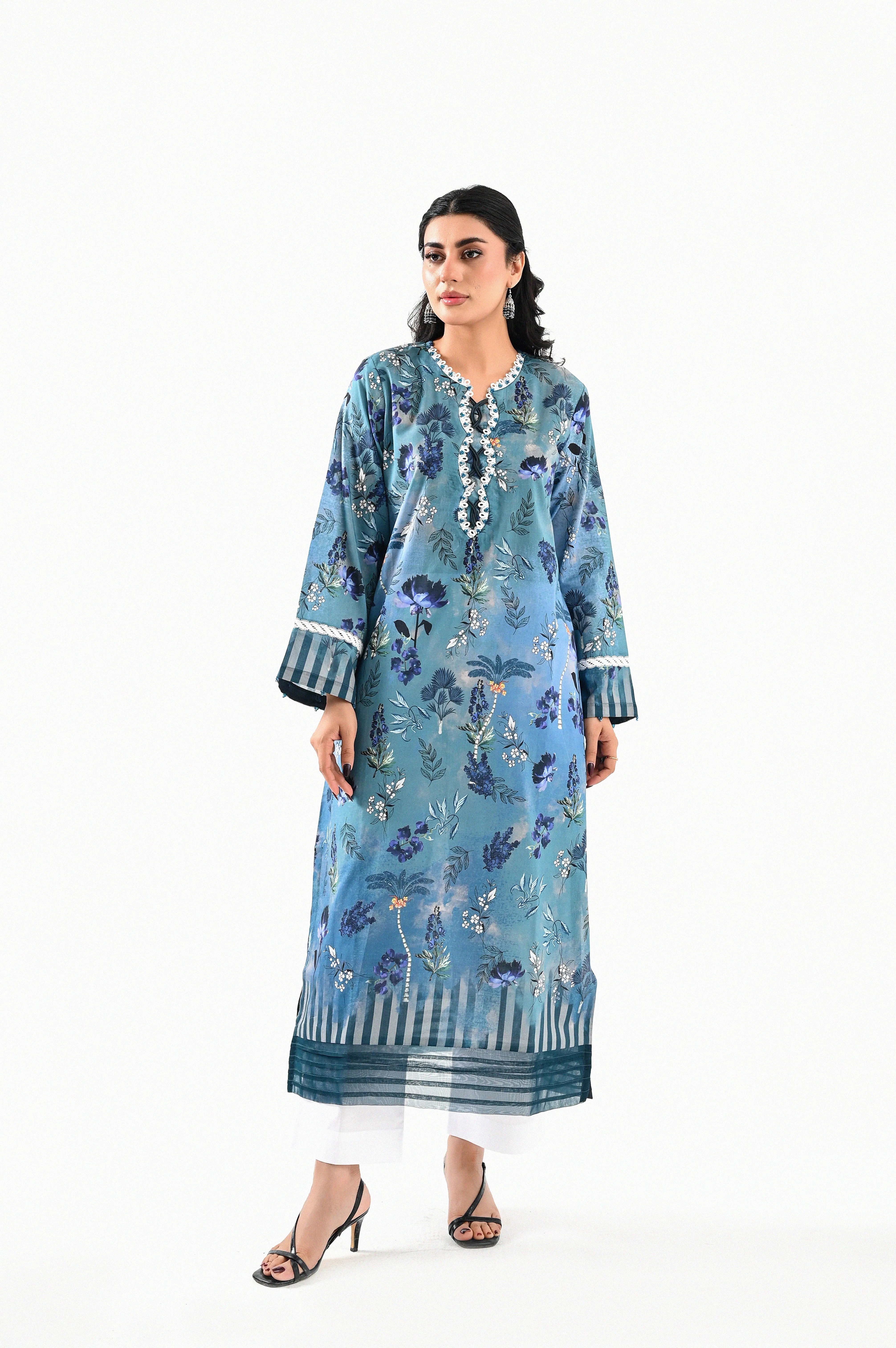 Blue Reverie Printed Shirt