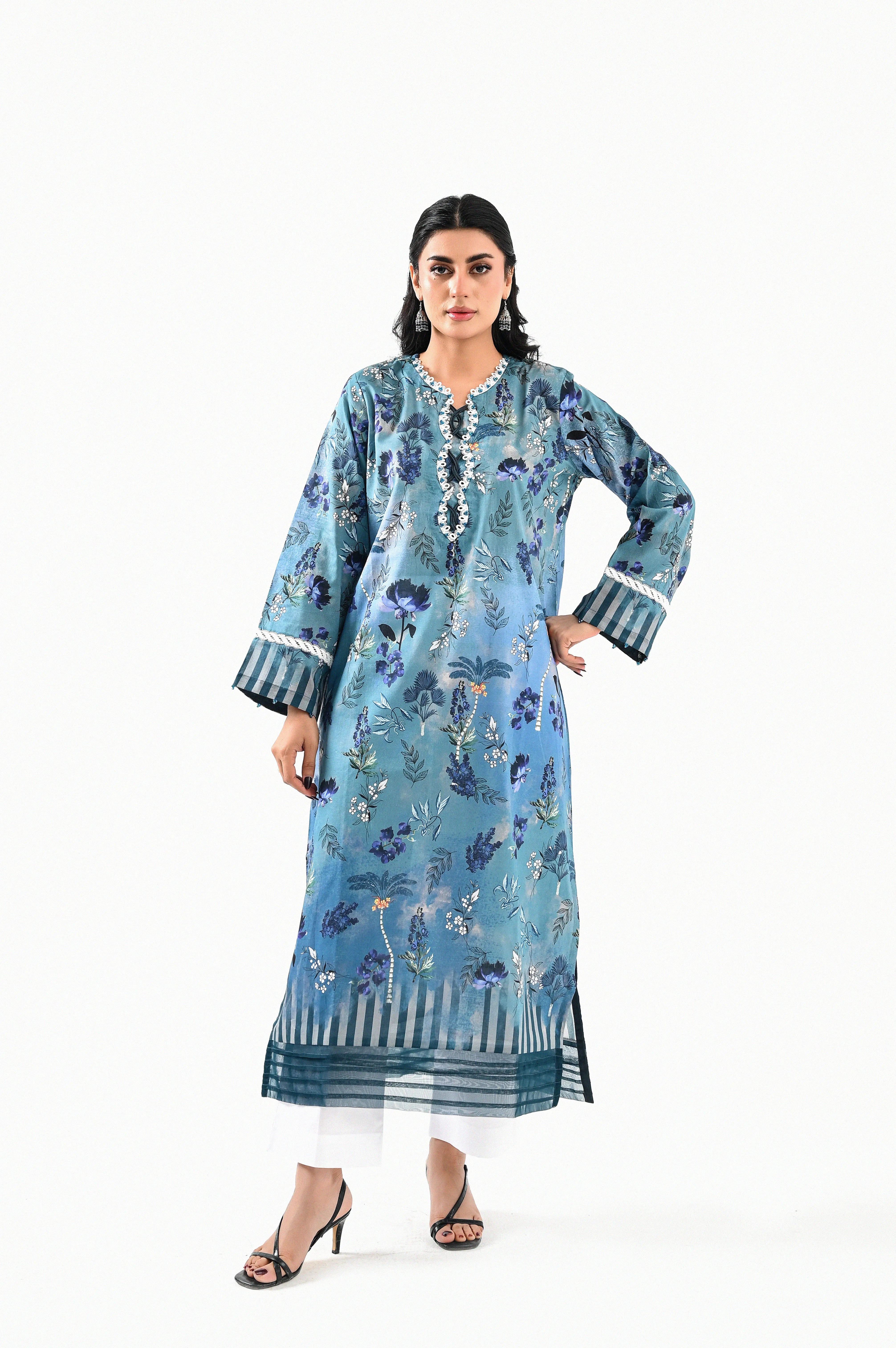 Blue Reverie Printed Shirt