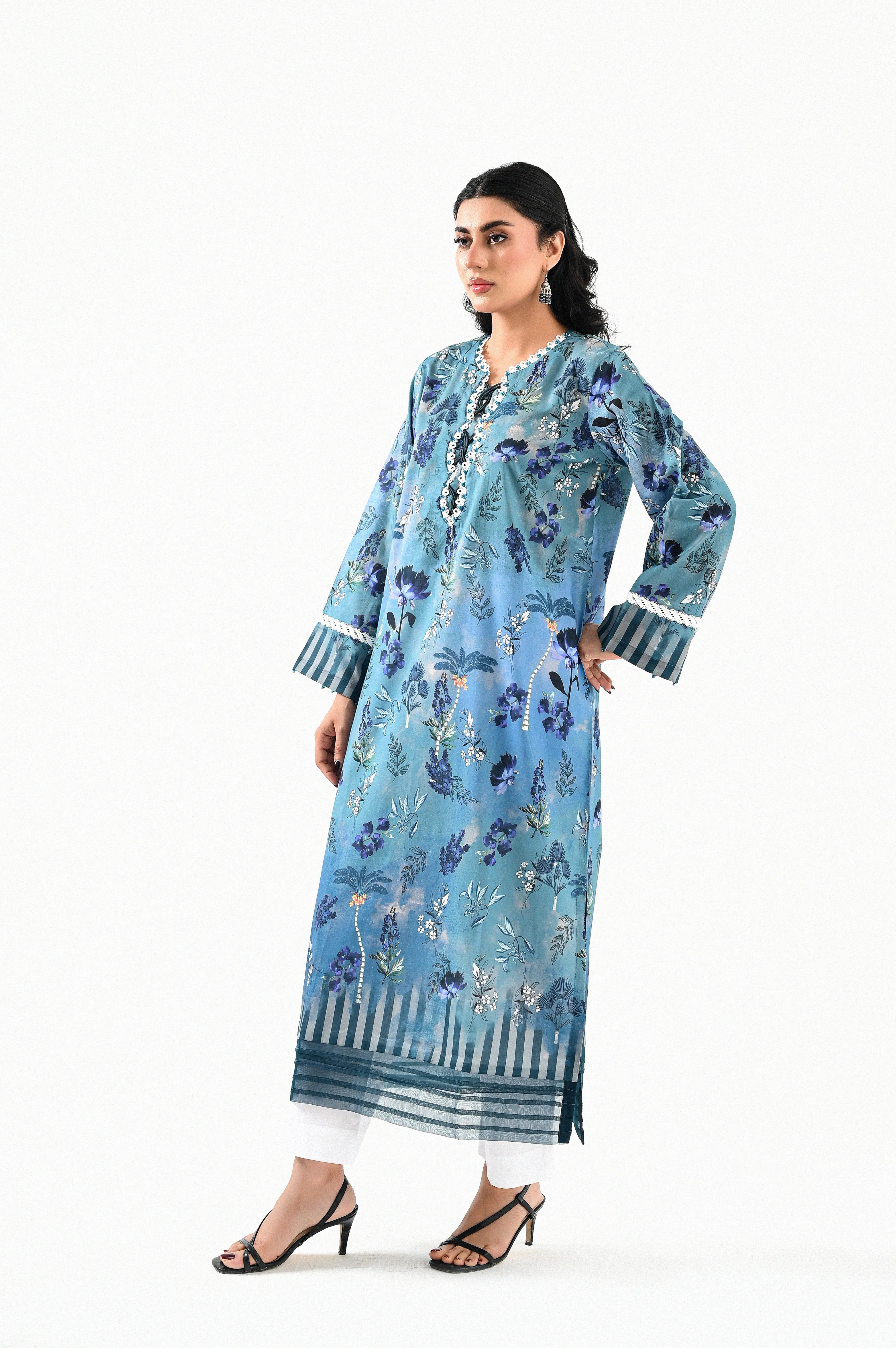 Blue Reverie Printed Shirt