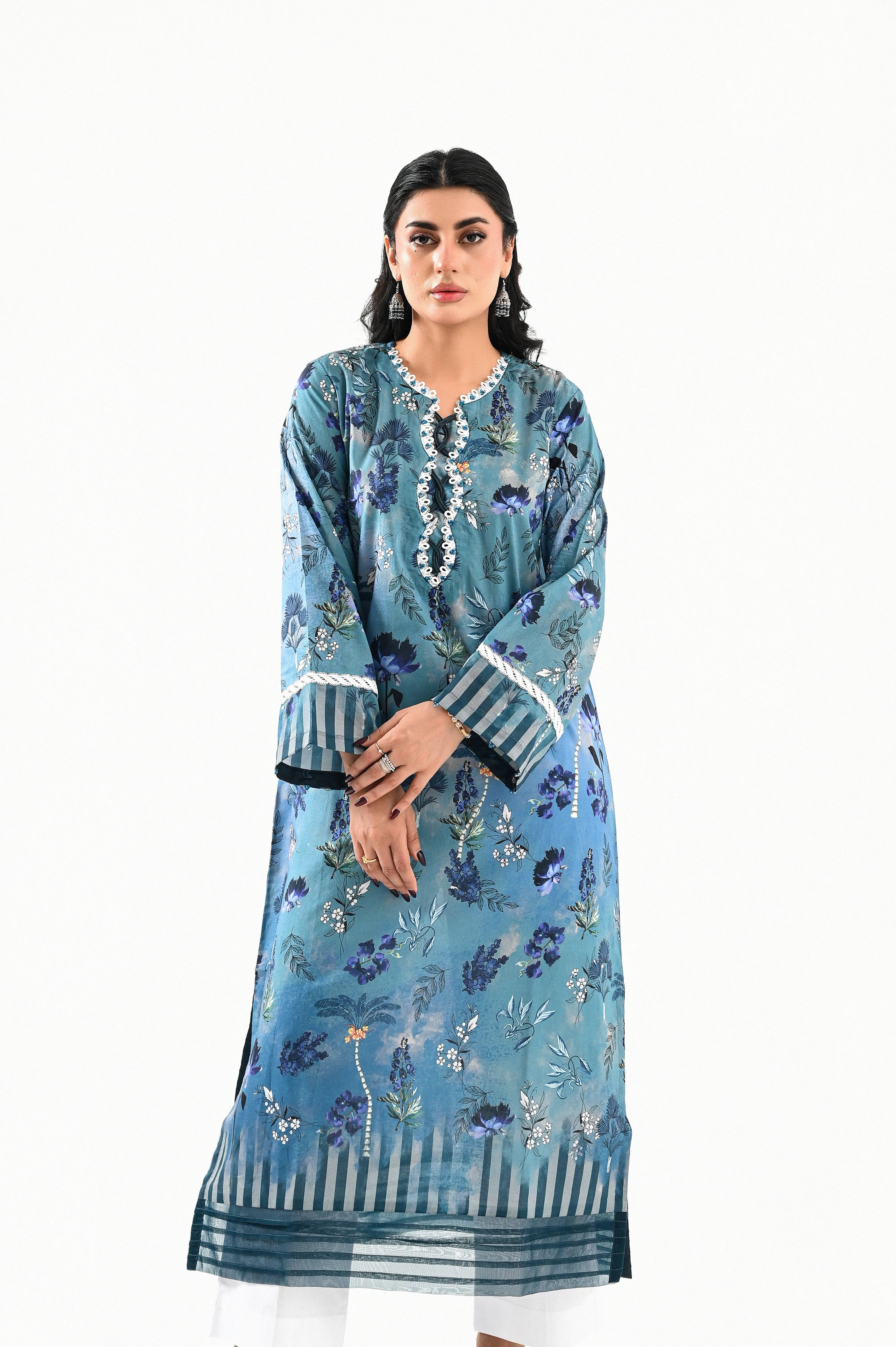 Blue Reverie Printed Shirt