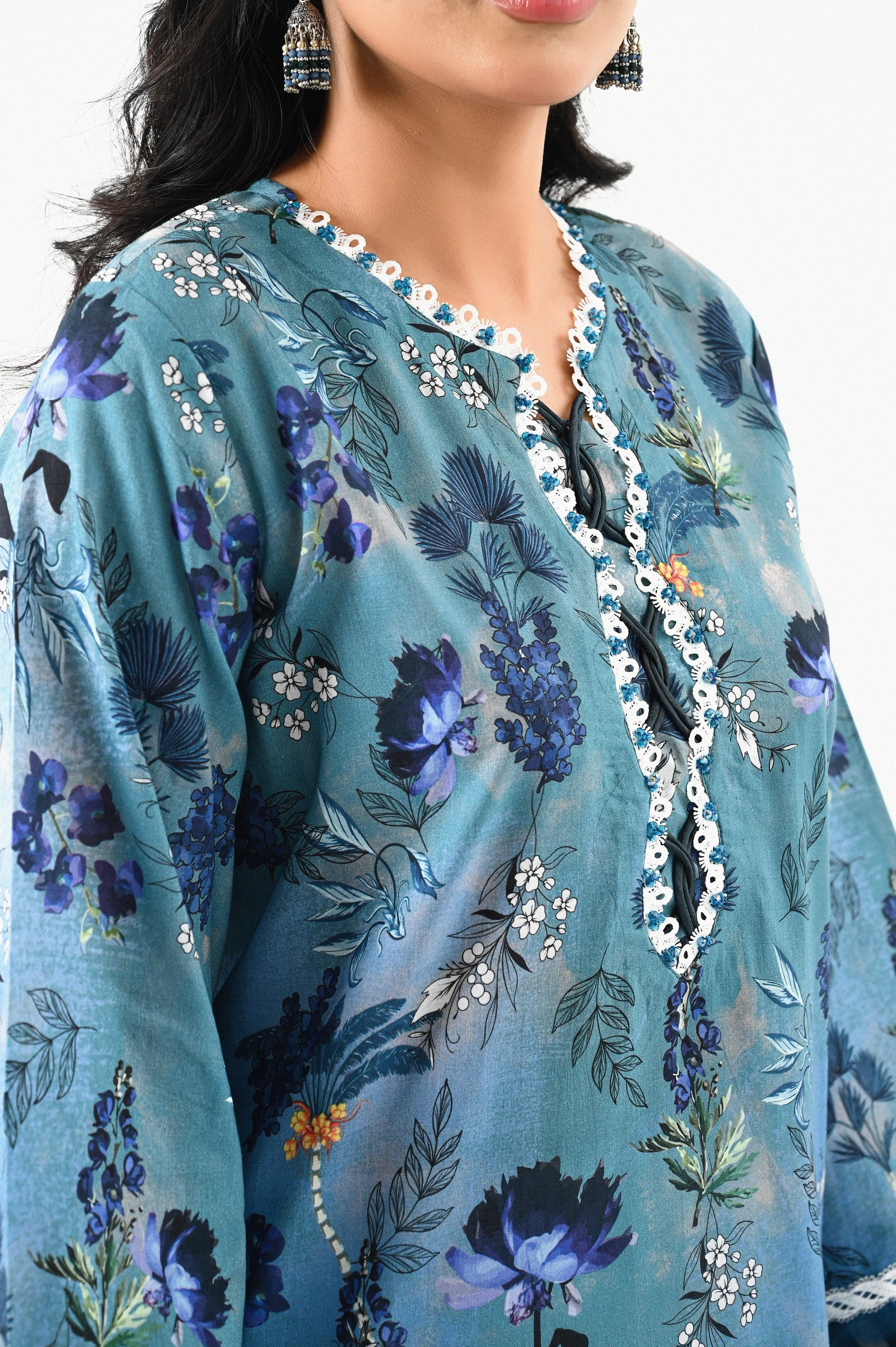 Blue Reverie Printed Shirt